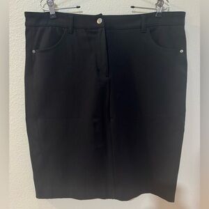 Grace Classic Black Women's Skirt; stretch, size 14 EUC